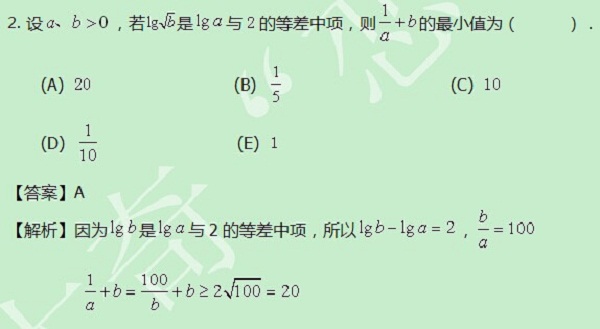 【太奇MBA 2014年8月27日】MBA數學每日一練 解析